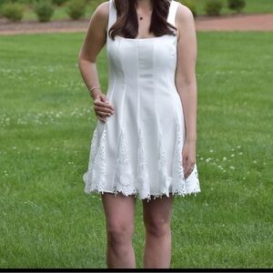 Milly Ariel Cady 3D Lace Dress